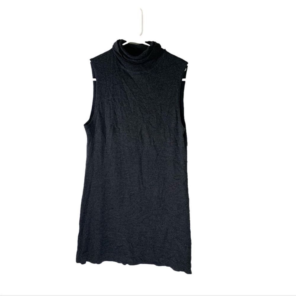 JANA Small‎ Grey Mock neck Sleeveless Top